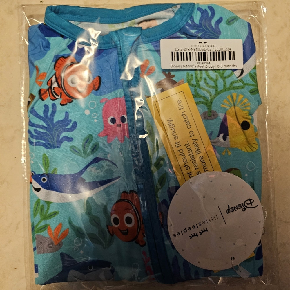 Disney Little Sleepies Finding Nemo Zippy
